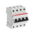 Disjoncteur s204l 4p 50a courbe c raccordement à vis - 6ka (4modules)