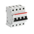 Disjoncteur s204l 4p 25a courbe d raccordement à vis - 6ka (4modules)