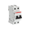 Disjoncteur s202 2p 8a courbe d raccordement a vis - 10ka (2modules)