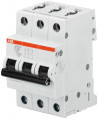 Disjoncteur s203m 3p- 1.6a -courbe d - 10,000a/15ka (3modules)