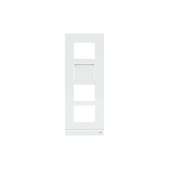 Platine 1/4 audio/vidéo blanc