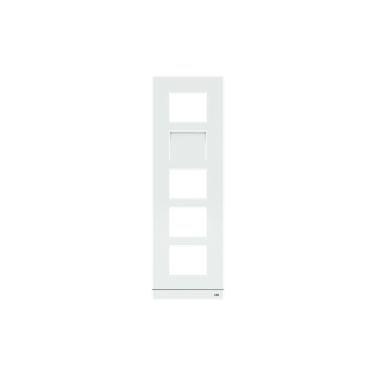 Platine 1/5 audio/vidéo blanc