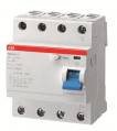 Interrupteur différentiel ABB F204 4P 25A 300mA type A