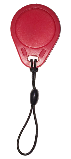 Welcome m badge rouge compatible ecran avec lecteurrfid