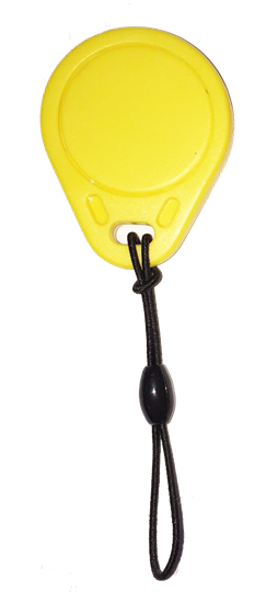 Welcome m badge jaune compatible ecran avec lecteurrfid