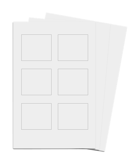 Planche a4 étiquettes module bp 3/6