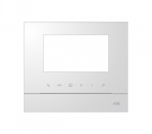 Welcome m face avant pour ecran 4.3-blanc