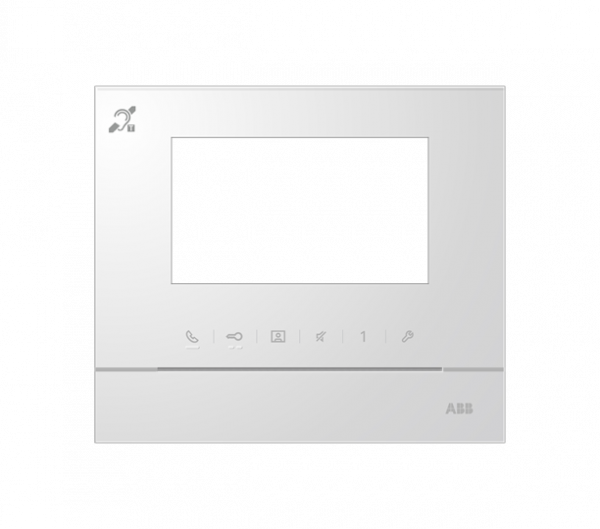 Welcome m face avant pour ecran 4.3-blanc boucle inductive