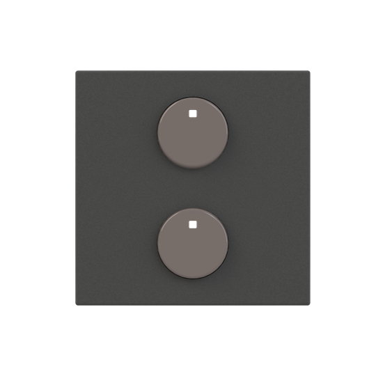 Free@home enjoliveur pour commande 2 touches anthracite