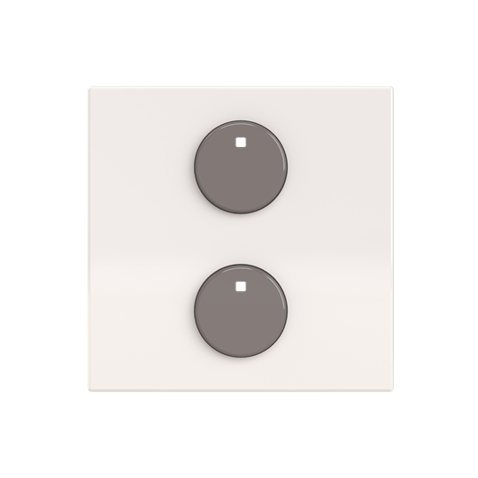 Free@home enjoliveur pour commande 2 touches blanc