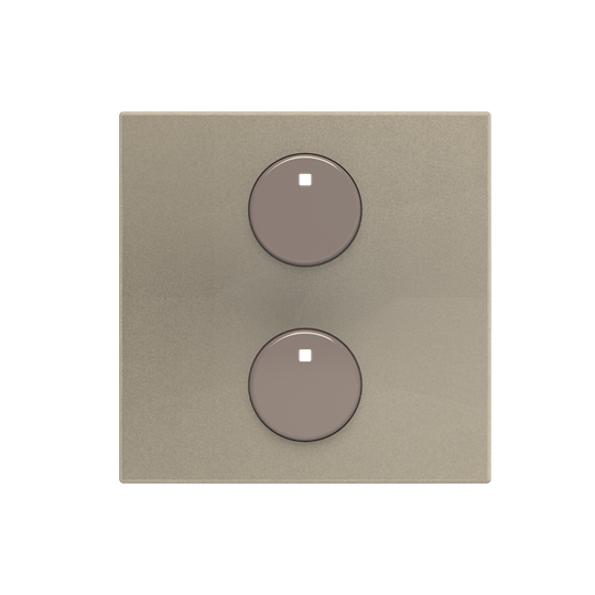 Free@home enjoliveur pour commande 2 touches champagne