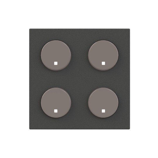 Free@home enjoliveur pour commande 4 touches anthracite