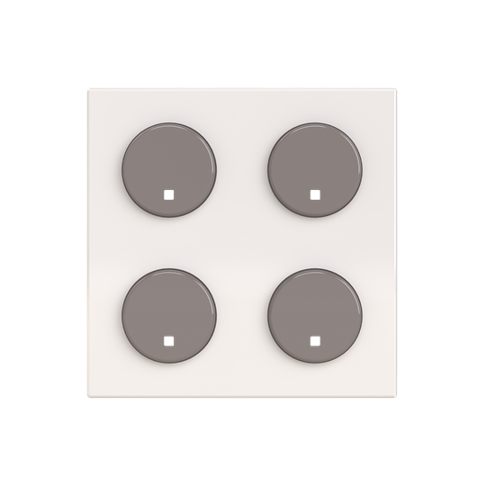 Free@home enjoliveur pour commande 4 touches blanc