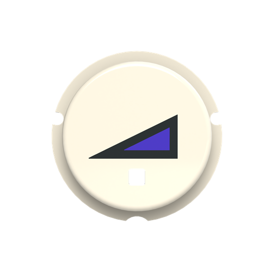 Free@home pictogramme avec symbole variateur blanc