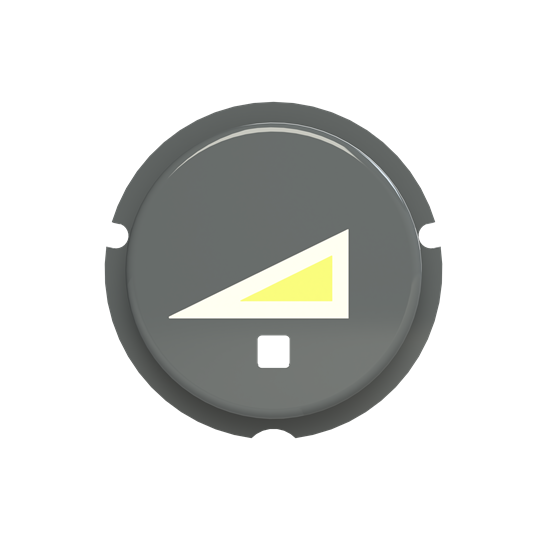 Free@home pictogramme avec symbole variateur gris