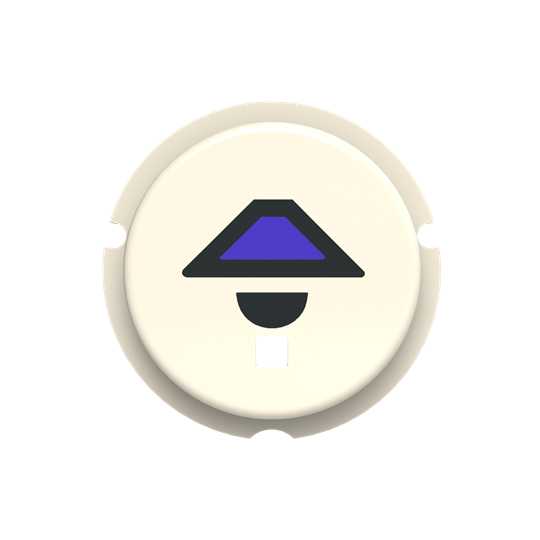 Free@home pictogramme avec symbole eclairage blanc
