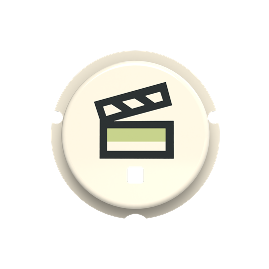 Free@home pictogramme avec symbole scene blanc
