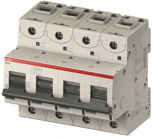 Disjoncteur s804c 4p 63a courbe b raccordement à vis - 25ka (6modules)