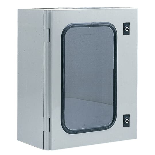Aria 54 coffret ip65 ik07 avec visuel et 1 serrure double panneton de 3mm
