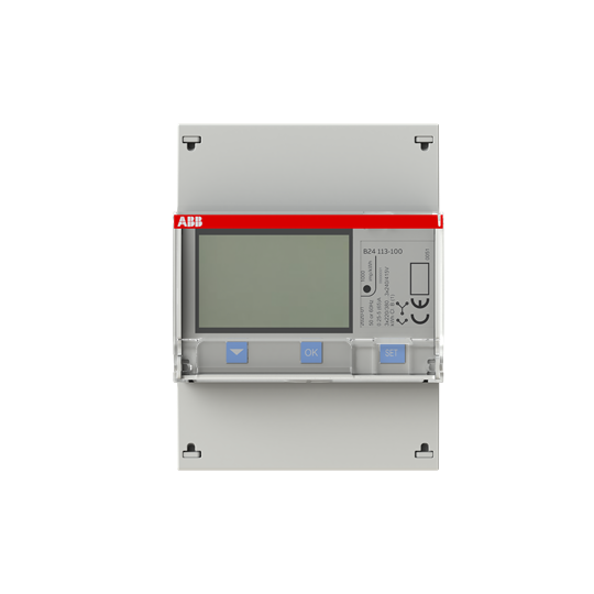 Compteur b24 triphase mbus mesure indirecte 6a steel mid
