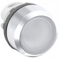 Mp1-31c bp affleurant lumineux à impulsion col chrome metal