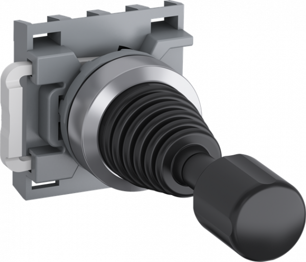 #joystick##mjs6-60b - 4 positions, à impulsion métal chromé#
