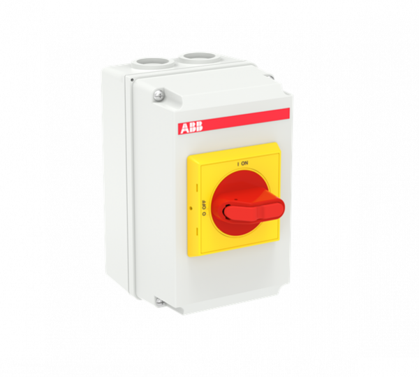 Coffret de proximité 32a 660v dc ip65 poignée r/j