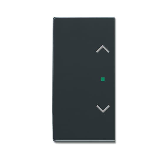 Enjoliveur 1/2 touche d/g 1 led 1 picto store futur linear anthracite