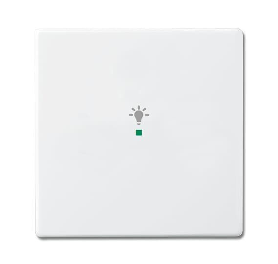 Enjoliveur 1 touche 1 led 1 picto lumière futur linear blanc studio