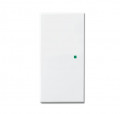 Enjoliveur 1/2 touche d/g 1 led futur linear blanc studio