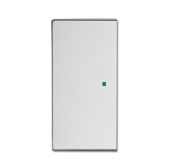 Enjoliveur 1/2 touche d/g 1 led futur linear aluminium silver