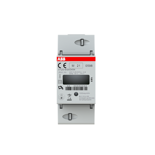 Compteur monophasé mid classe 1b communication modbus