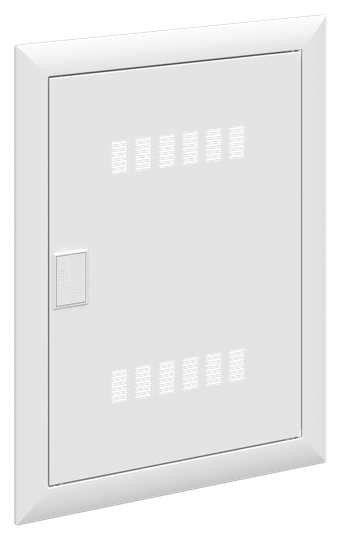 Dormant avec porte et fentes de ventilation (uk62) blanc ral9016