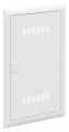 Dormant avec porte et fentes de ventilation (uk63) blanc ral9016