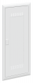 Dormant avec porte porte ventilée (uk66)avec insert plastiqe blanc wifi