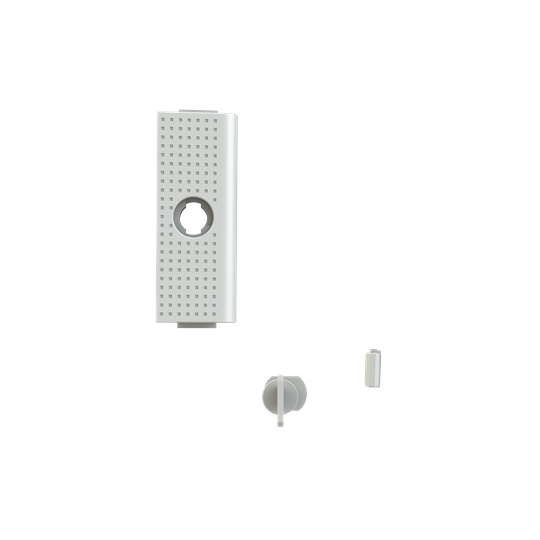 Serrure+clé grise pour coffret mistral 41w