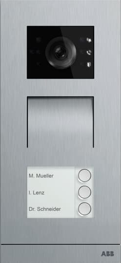 Platine de rue ip 3 bp acier inoxydable