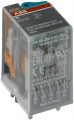 Relais miniature débrochable led et diode 110vdc 4rt 250v 6a