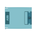 Porte transparente 1x4m pour coffret mistral41f