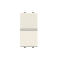 Zenit interrupteur bipolaire 1 module blanc