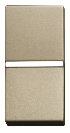 Zenit interrupteur bipolaire 1 module champagne