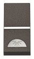 Zenit poussoir no 1 module avec symbole lumiere anthracite
