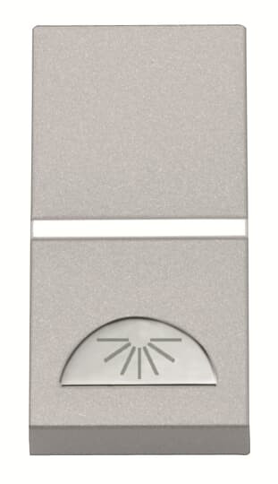 Zenit poussoir no 1 module avec symbole lumiere platine