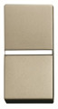 Zenit poussoir normalement ferme 1 module champagne