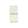 Zenit poussoir normalement ouvert 1 module blanc