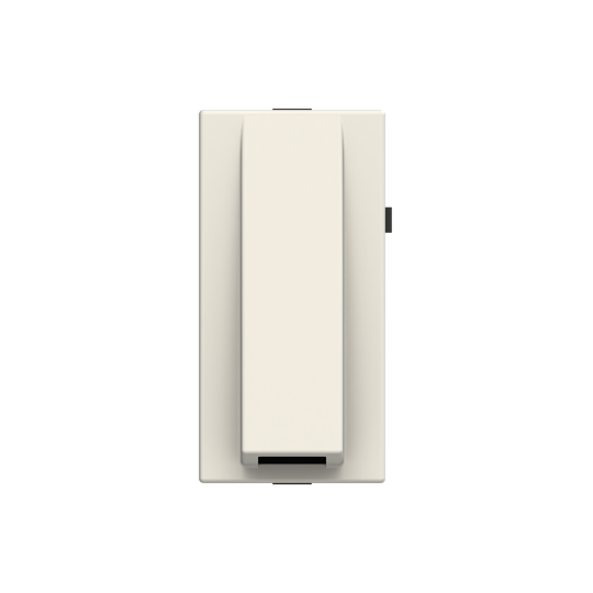 Zenit sortie de cable 1 module blanc