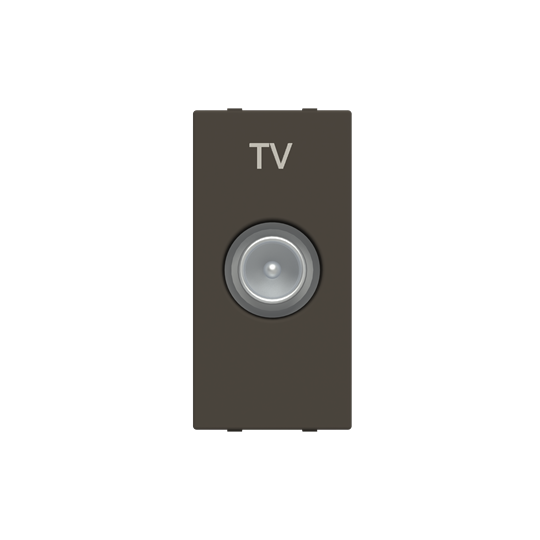 Zenit prise tv terminale 1module anthracite