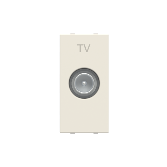 Zenit prise tv terminale 1module blanc