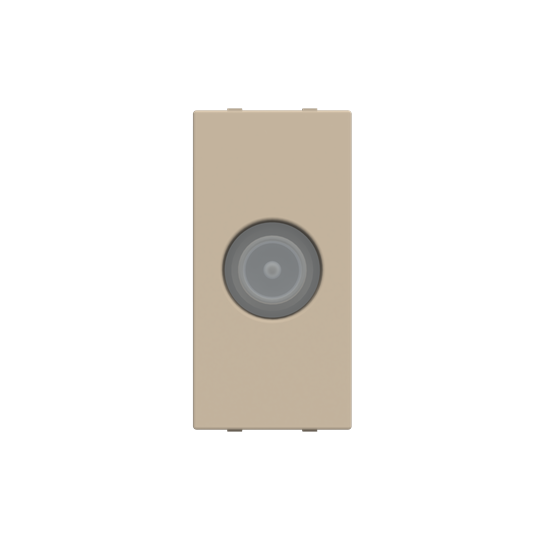 Zenit prise tv terminale 1module champagne