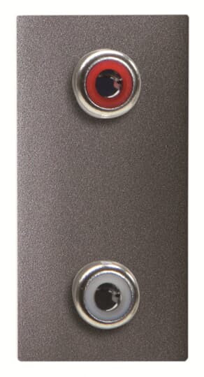 Zenit 2x rca - 1m - anthracite